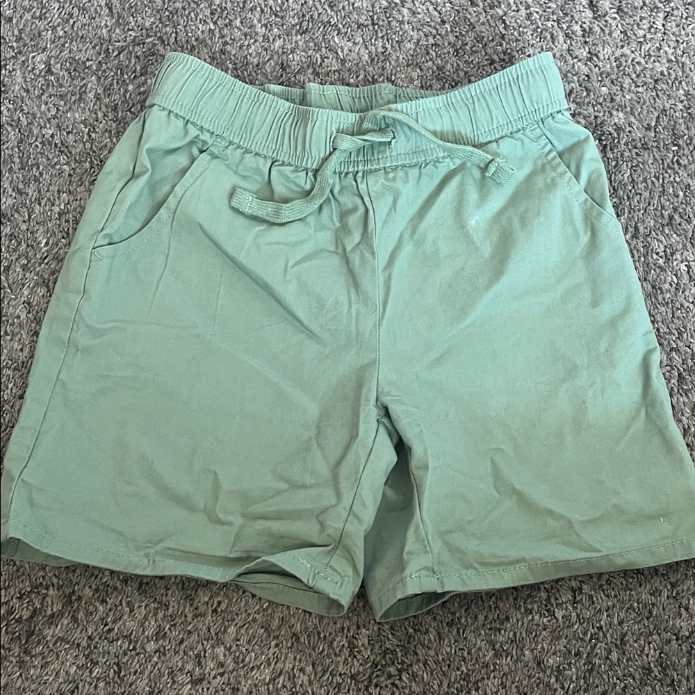 Kids green Green Casual Shorts